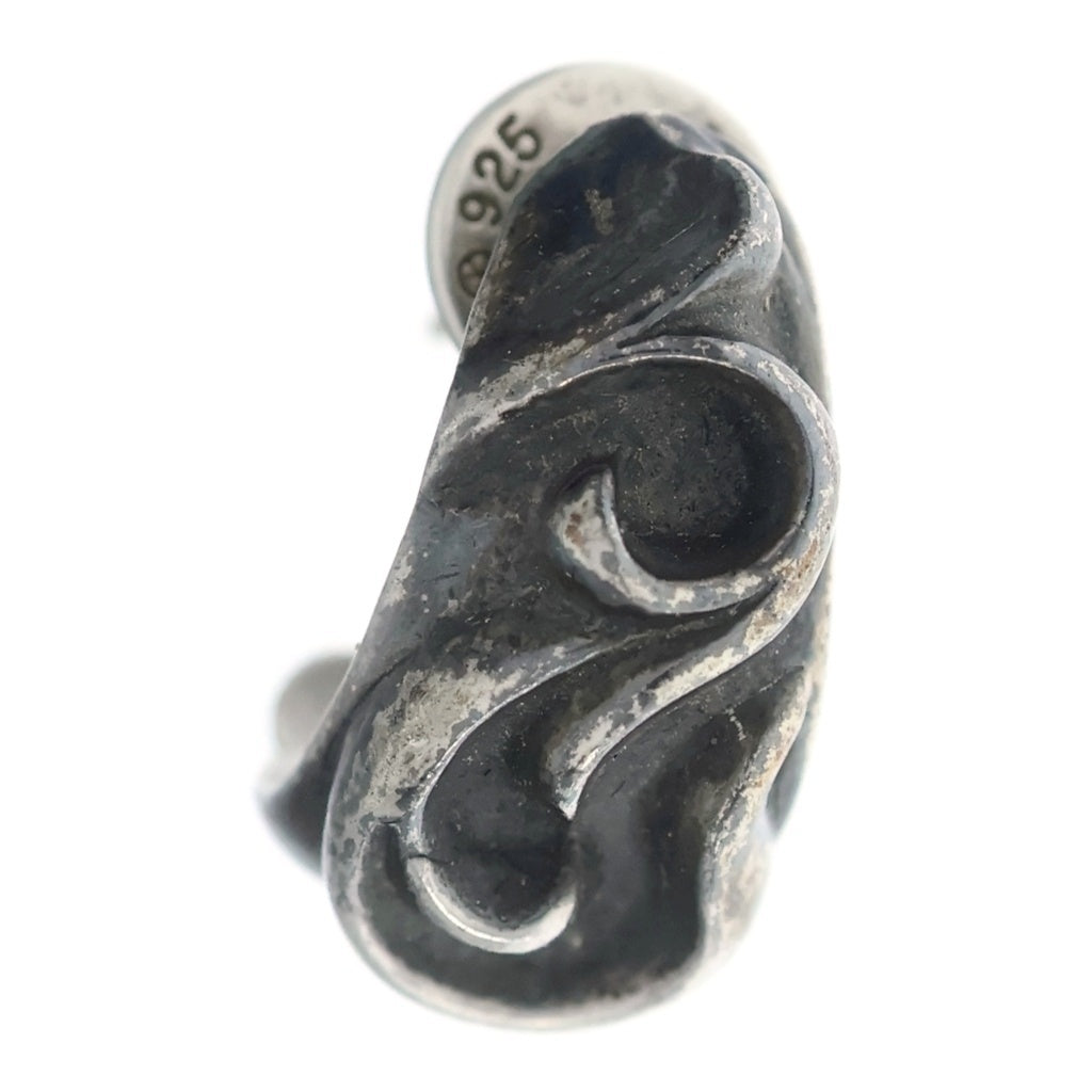 CHROME HEARTS(クロムハーツ) CARVED TEARDROP カーブドティアドロップ ピアス シルバー BCA091