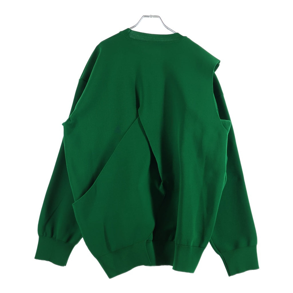 Stein(シュタイン) 23SS HIGH COUNT CROSSOVER KNIT ハイカウント クロスオーバー ニット セーター グリーン ST.539