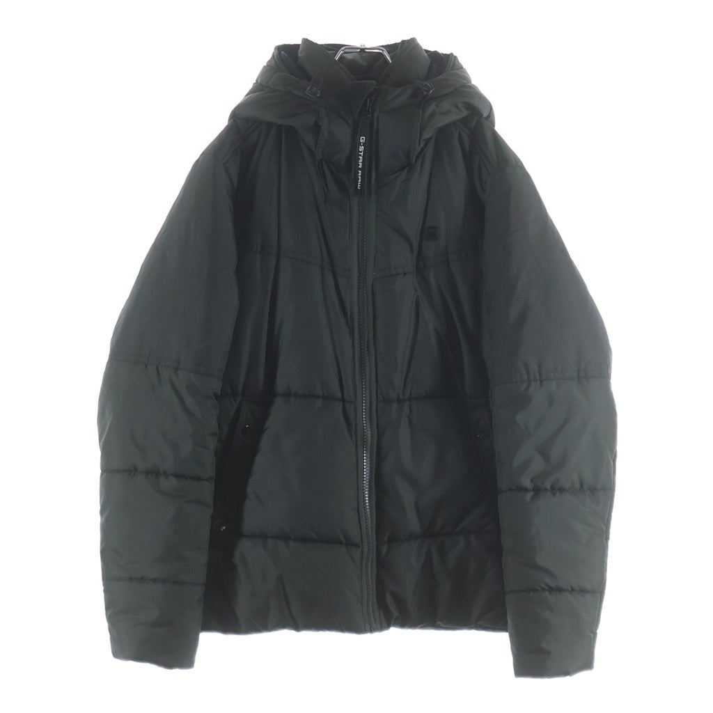 G-STAR RAW(ジースターロウ) Quilted Hooded Puffer Jacket キルテッド フーデッドパファージャケット カーキ D17452