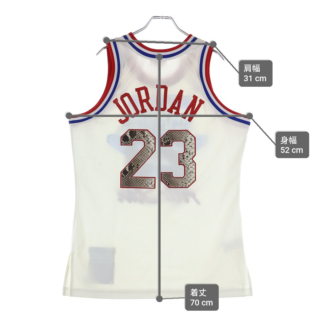 Mitchell&Ness(ミッチェル アンド ネス) 1991 ALLSTAR JORADAN オールスター イースターカンファレンス マイケルジョーダン ゲームシャツ タンクトップ ホワイト 7226A 001071