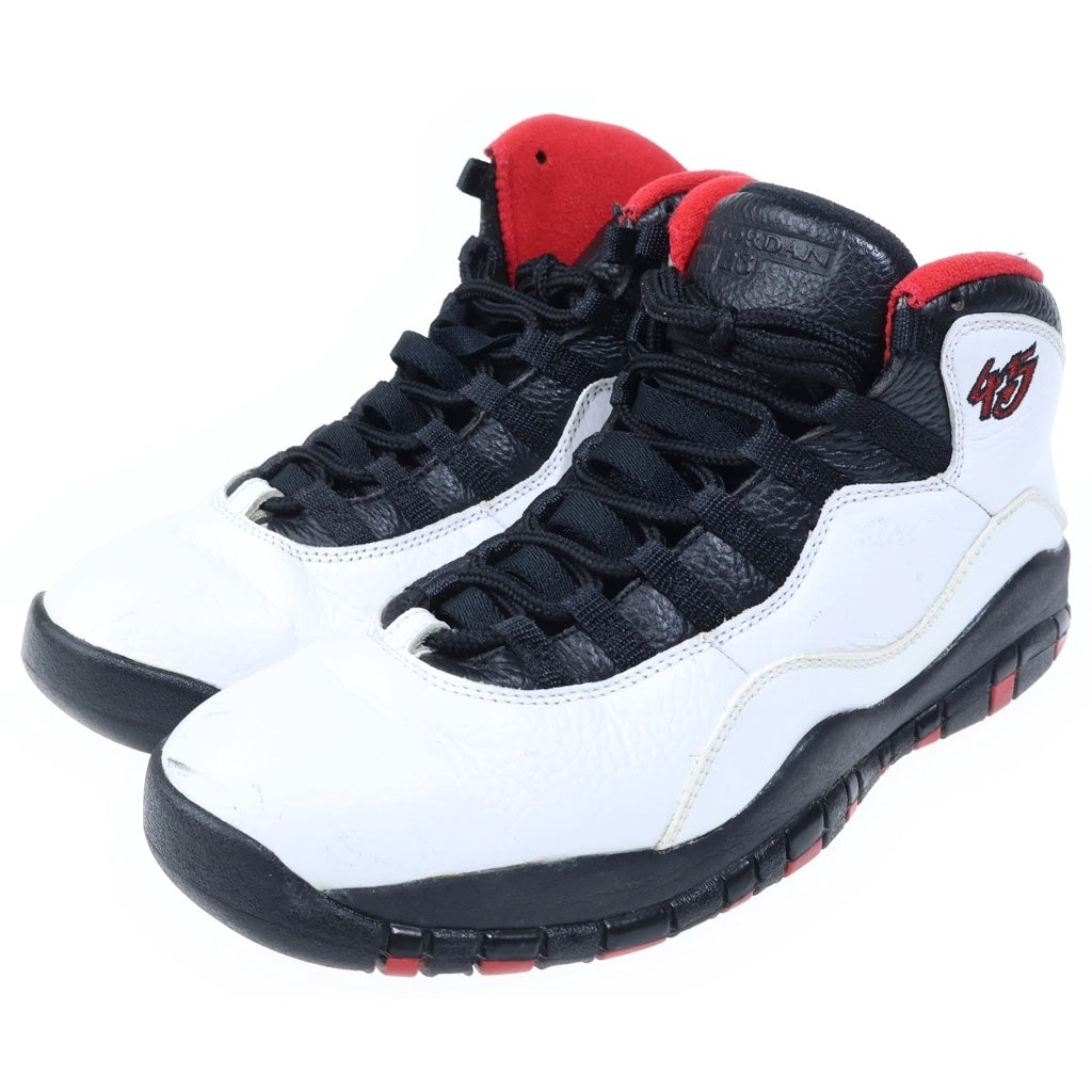 NIKE(ナイキ) 【観賞用2014年製】 AIR JORDAN 10 RETRO DOUBLE NICKEL エアージョーダン レトロ ダブルニックル ハイカットスニーカー ホワイト US9/27cm 310805-102