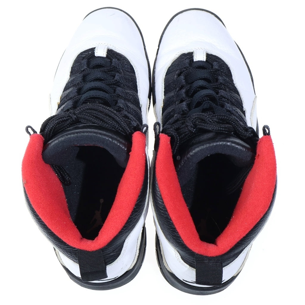 NIKE(ナイキ) 【観賞用2014年製】 AIR JORDAN 10 RETRO DOUBLE NICKEL エアージョーダン レトロ ダブルニックル ハイカットスニーカー ホワイト US9/27cm 310805-102