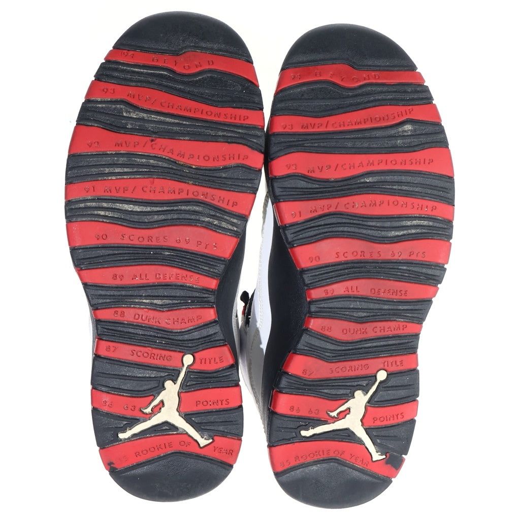 NIKE(ナイキ) 【観賞用2014年製】 AIR JORDAN 10 RETRO DOUBLE NICKEL エアージョーダン レトロ ダブルニックル ハイカットスニーカー ホワイト US9/27cm 310805-102