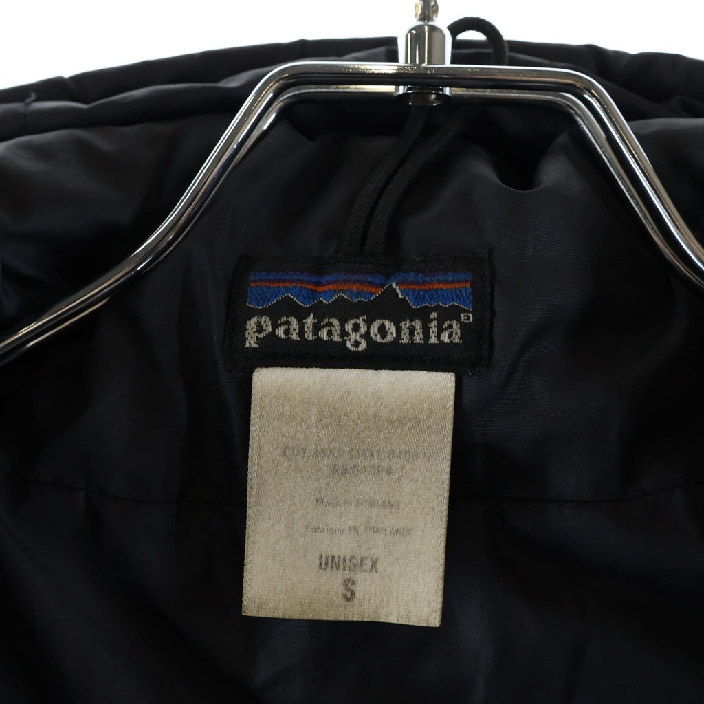 PATAGONIA(パタゴニア) 00S VINTAGE DAS PARKA ヴインテージ ダスパーカー ロゴデザイン フーデッド ジップアップ ダウンジャケット ブラック