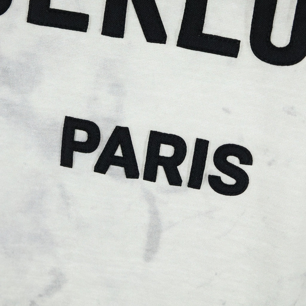 Berluti(ベルルッティ) タイダイ フロントロゴエンブロイダリー クルーネック半袖Tシャツ カットソー グレー