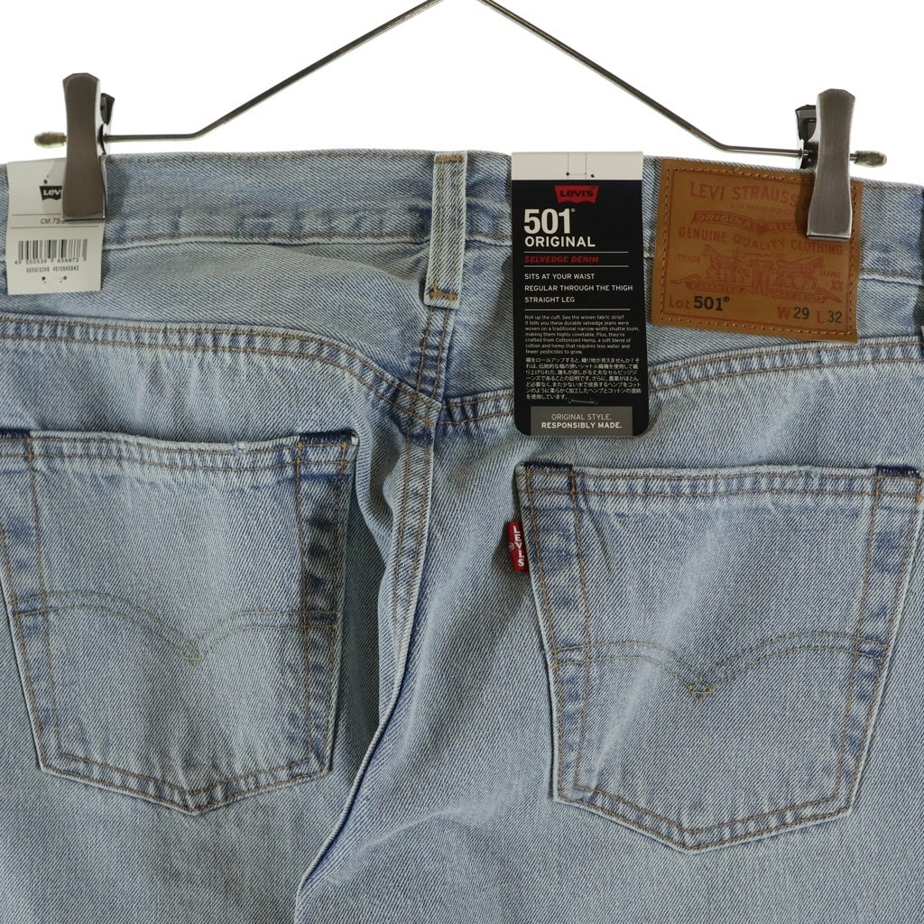 Levi's premium(リーバイスプレミアム) 00501-3398 ORIGINAL ボタンフライ ストレートデニムパンツ ライトインディゴ
