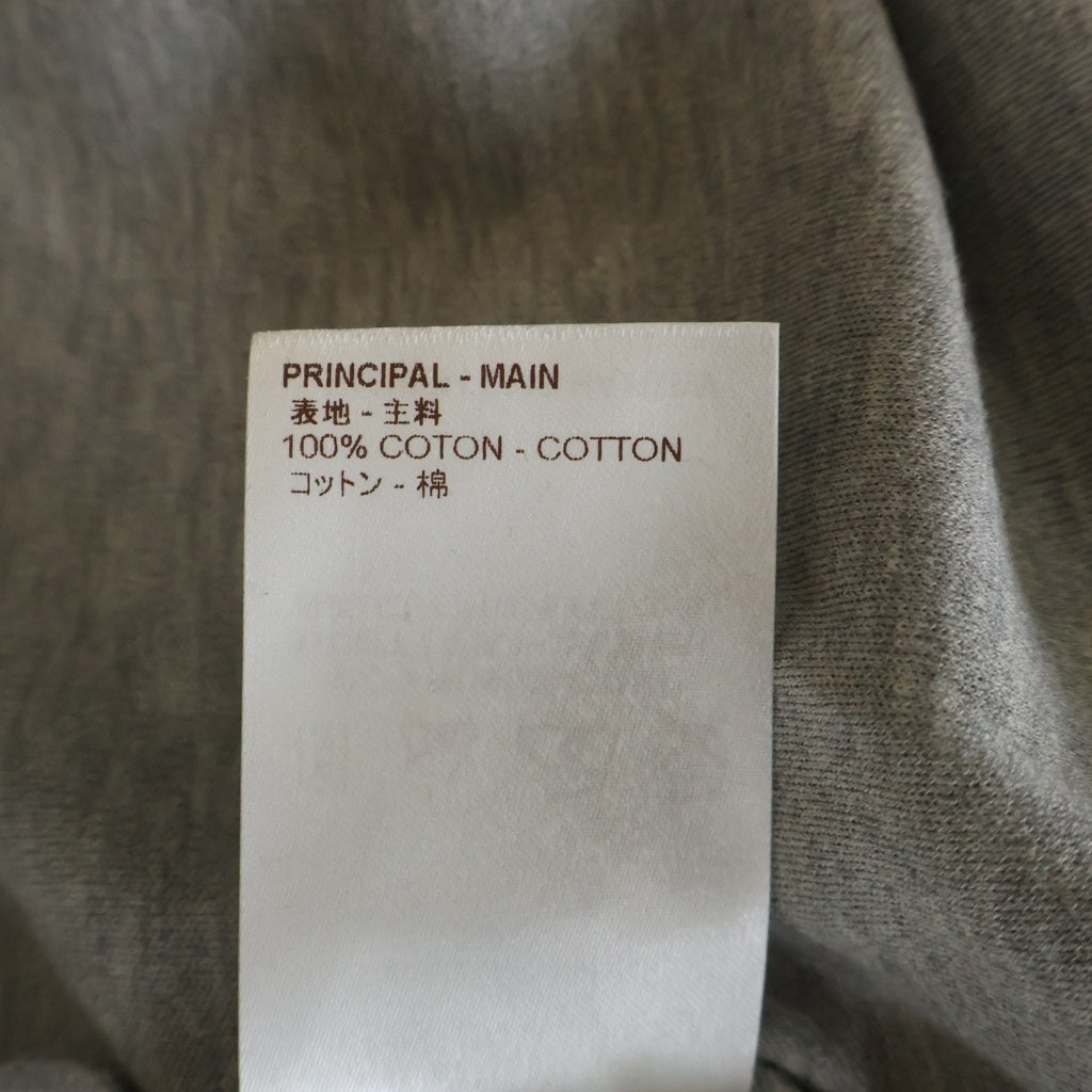 LOUIS VUITTON(ルイヴィトン) 16AW VOLEZ VOGUEZ VOYAGEZ フロントプリント クルーネック長袖Tシャツ カットソー グレー RM162M CMS HAY03W