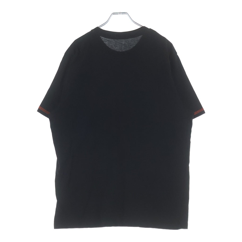 MONCLER(モンクレール) 20AW MAGLIA マグリア フロントロゴプリント クルーネック半袖Tシャツ カットソー ブラック F20918C76510