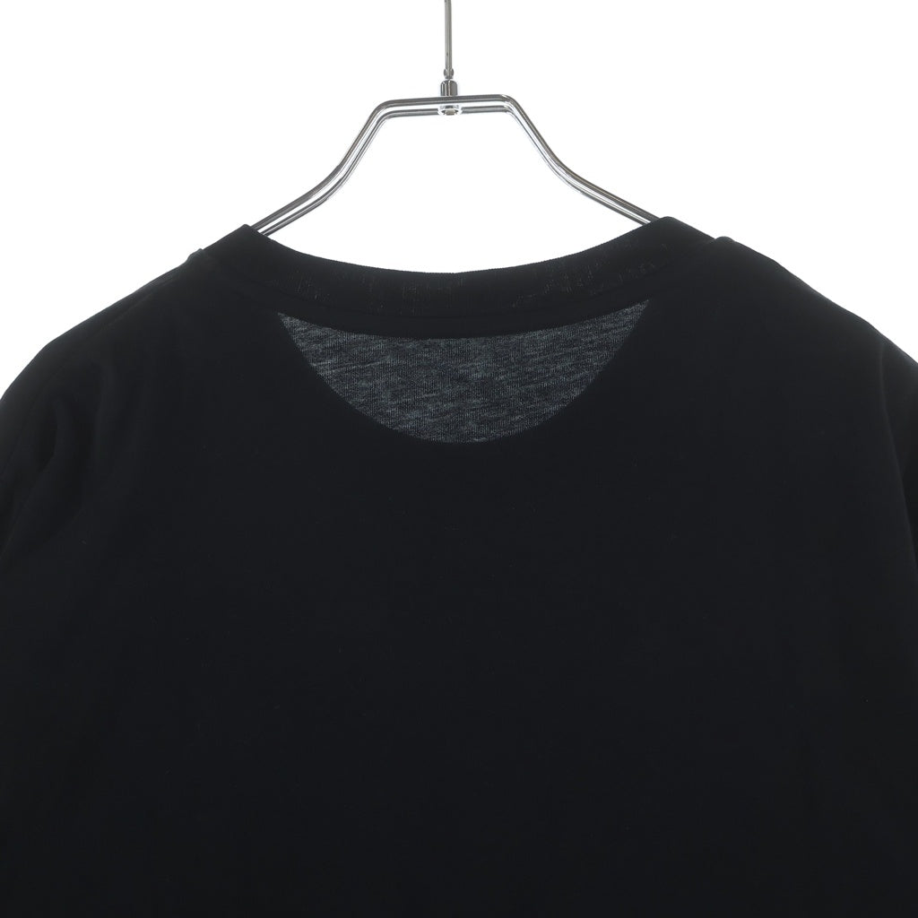 MONCLER(モンクレール) 20AW MAGLIA マグリア フロントロゴプリント クルーネック半袖Tシャツ カットソー ブラック F20918C76510