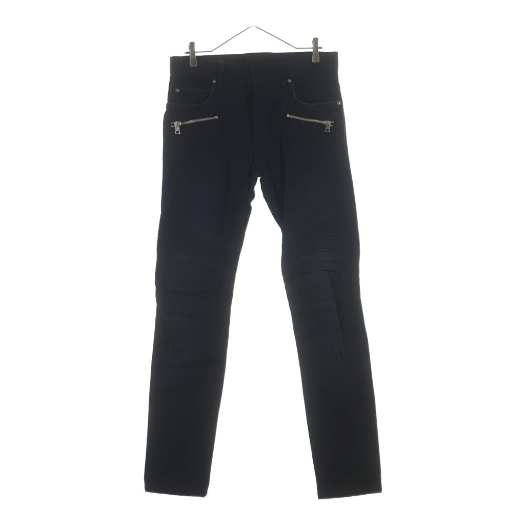 BALMAIN(バルマン) DENIM BIKER JEANS スリムフィット デニムバイカージーンズ デニムパンツ ブラック SH05392Z741