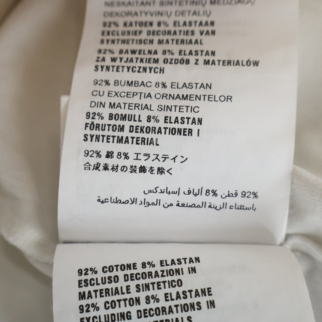 PRADA(プラダ) ポケットロゴプリント クルーネック半袖Tシャツ カットソー ホワイト SJN250 R192