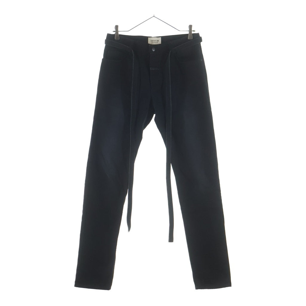 FEAR OF GOD ESSENTIALS(フィアオブゴッド エッセンシャルズ) SIXTH COLLECTION RELAXED DENIM JEAN シックスコレクション リラックスデニムジーンズ パンツ ブラック