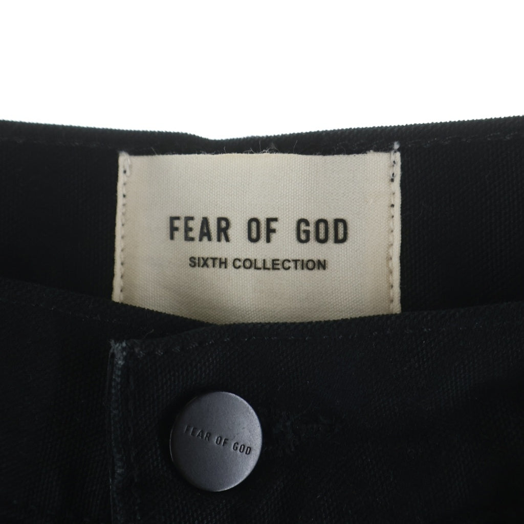 FEAR OF GOD ESSENTIALS(フィアオブゴッド エッセンシャルズ) SIXTH COLLECTION RELAXED DENIM JEAN シックスコレクション リラックスデニムジーンズ パンツ ブラック