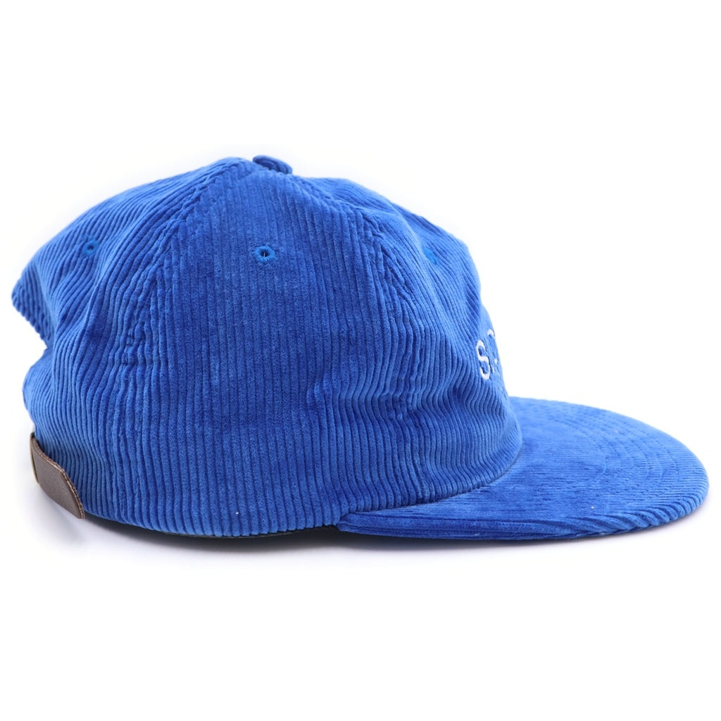 SUPREME(シュプリーム) 18SS Corduroy Classic Logo Cap コーデュロイ クラシックロゴ キャンプキャップ 帽子 ブルー