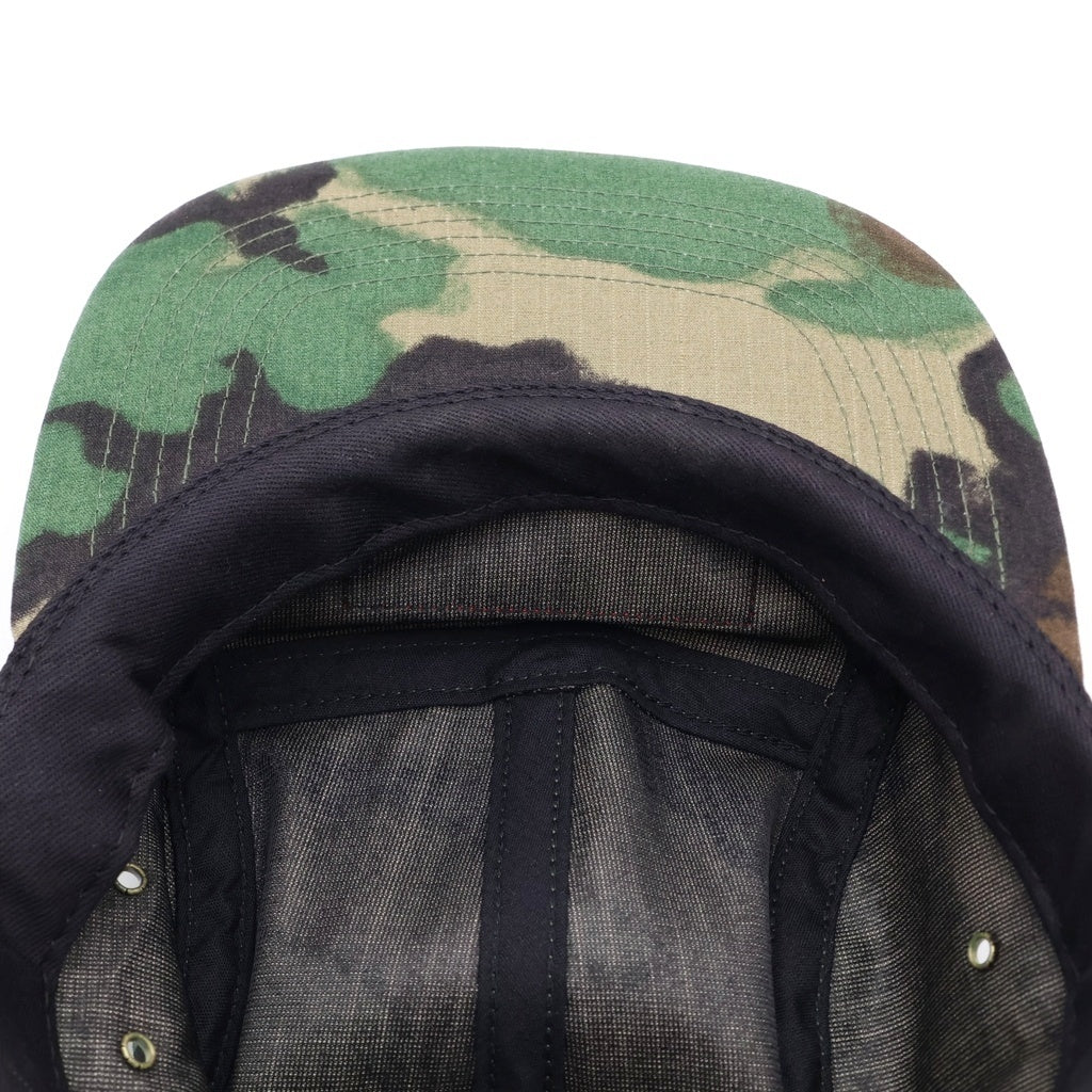 SUPREME(シュプリーム) 15SS Ripstop Camp Cap リップストック 迷彩柄 キャンプキャップ 帽子 カーキ