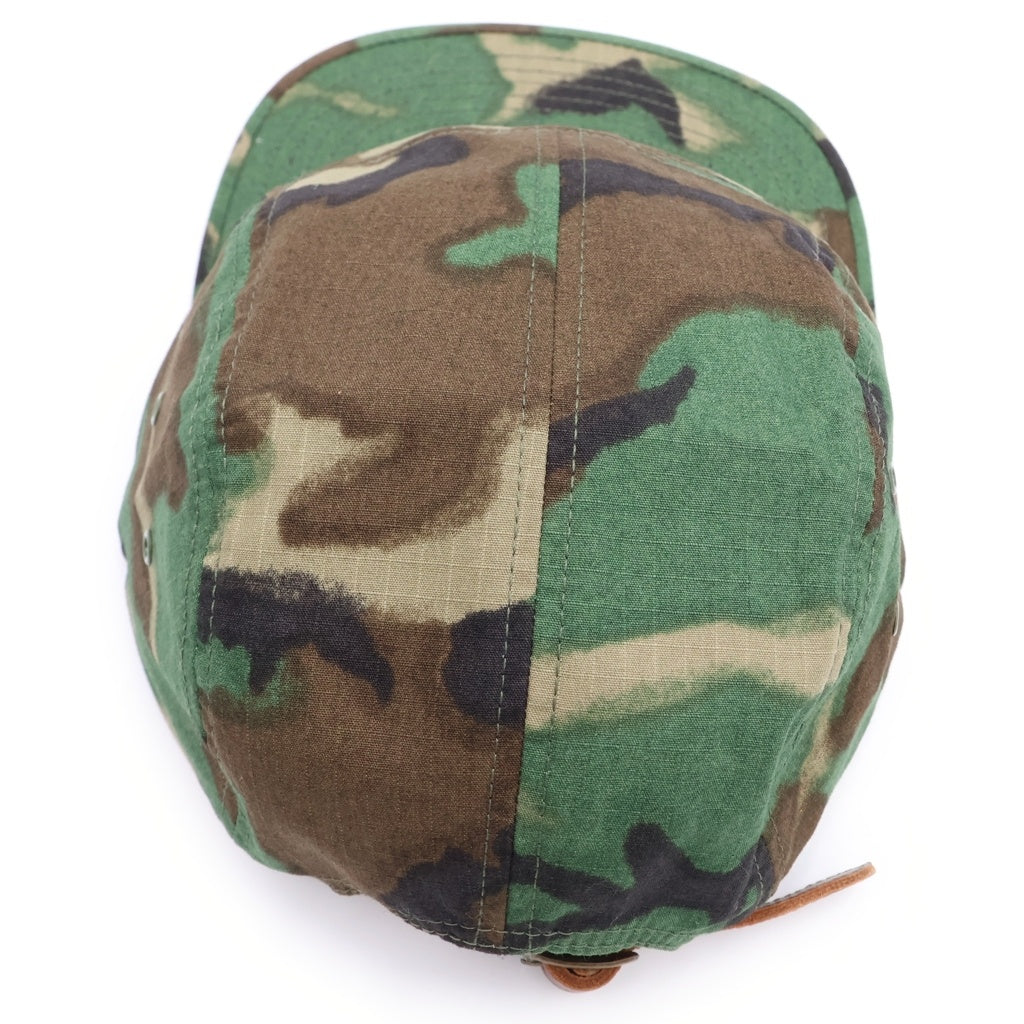 SUPREME(シュプリーム) 15SS Ripstop Camp Cap リップストック 迷彩柄 キャンプキャップ 帽子 カーキ