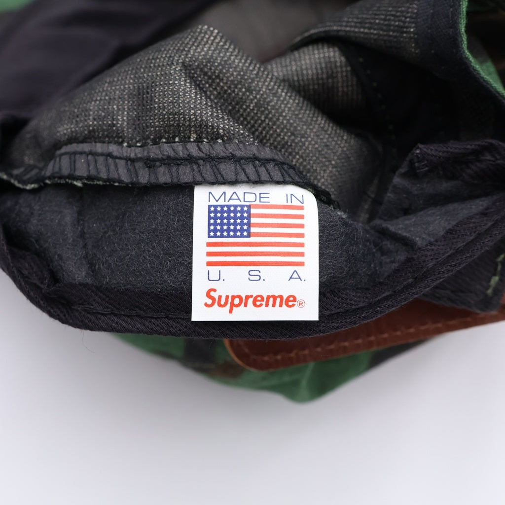 SUPREME(シュプリーム) 15SS Ripstop Camp Cap リップストック 迷彩柄 キャンプキャップ 帽子 カーキ