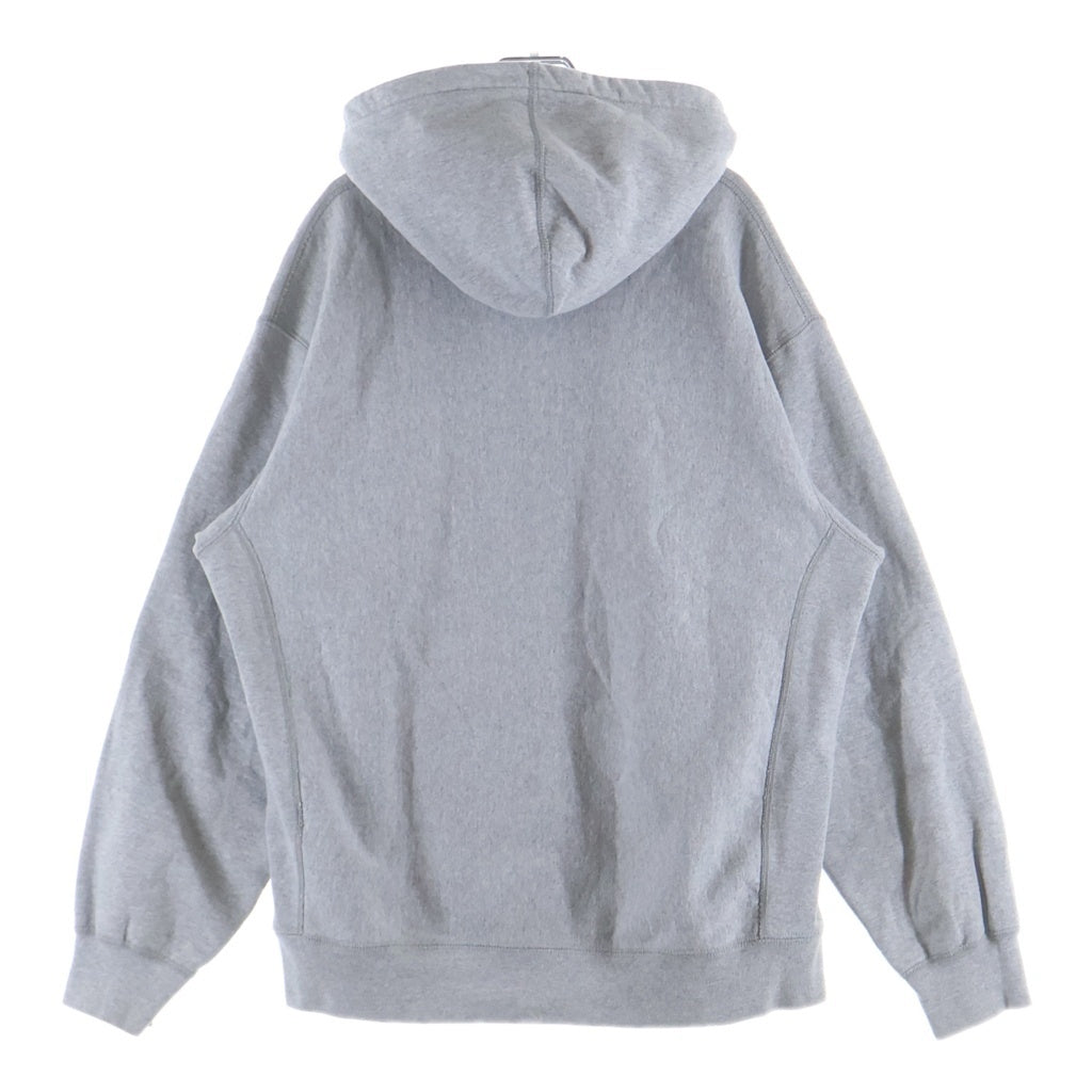 SUPREME(シュプリーム) 21SS ×KAWS Chalk Logo Hooded Sweatshirt カウズ チョーク ロゴ プルオーバースウェットパーカー フーディー グレー