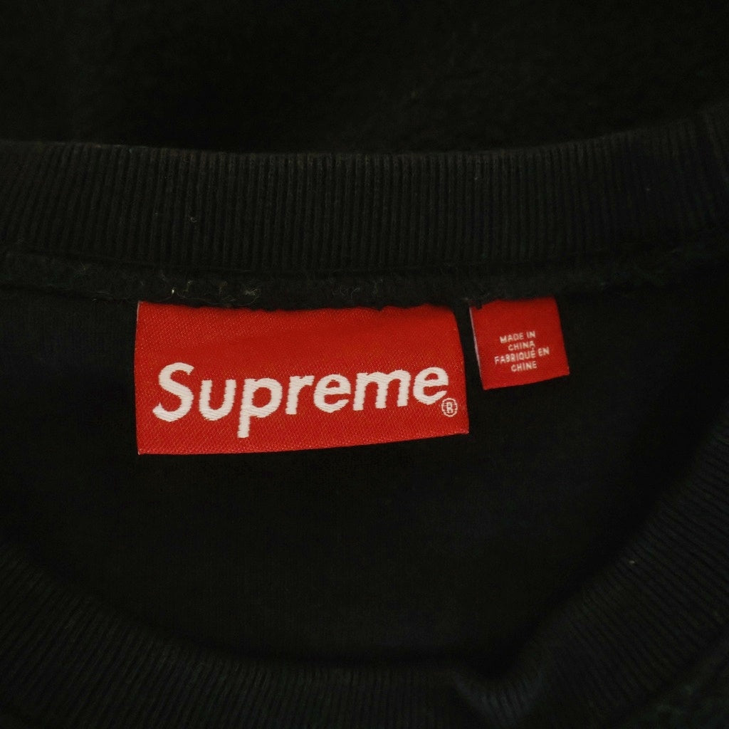 SUPREME(シュプリーム) 23AW Inside Out Crewneck インサイド アウト クルーネックスウェットトレーナー ブラック