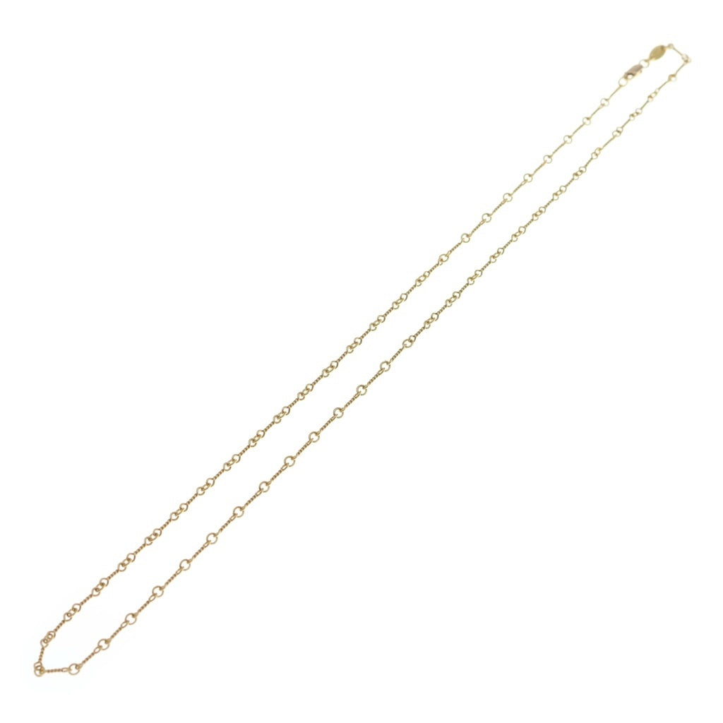 CHROME HEARTS(クロムハーツ) 22K NECKCHAIN T20 ツイストチェーンネックレス 20inch ゴールド BCA015