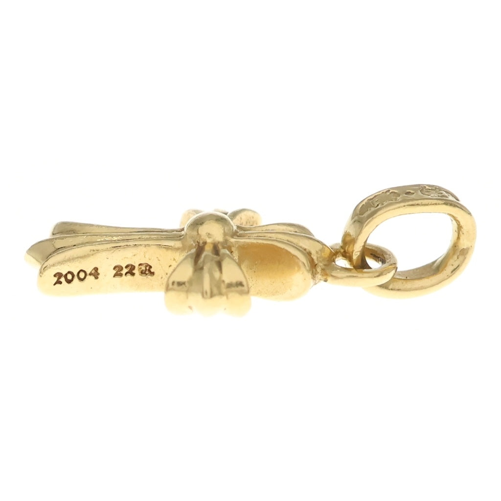 CHROME HEARTS(クロムハーツ) 22K CRS BBYFAT P/DIA ベイビーファットクロス PAVEダイヤ ペンダントトップ ゴールド BCA035
