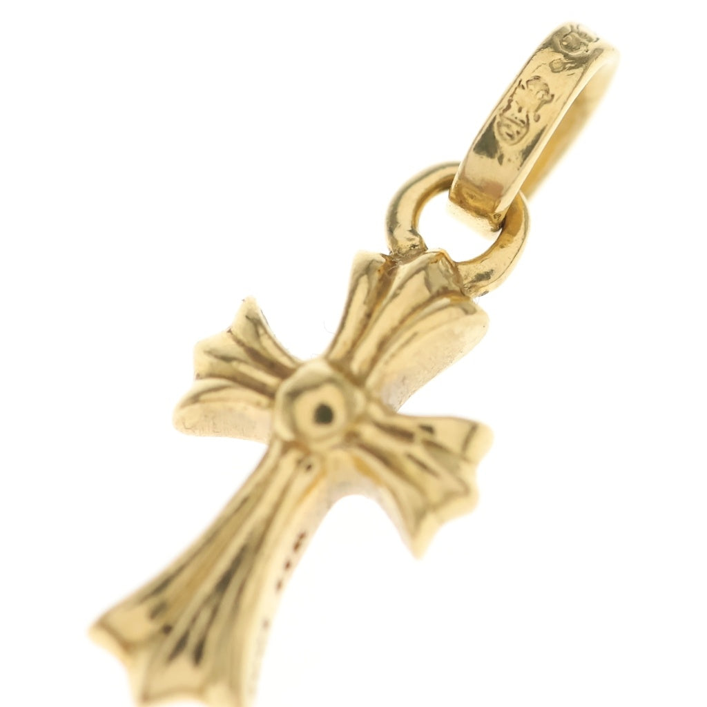 CHROME HEARTS(クロムハーツ) 22K CRS BBYFAT P/DIA ベイビーファットクロス PAVEダイヤ ペンダントトップ ゴールド BCA035