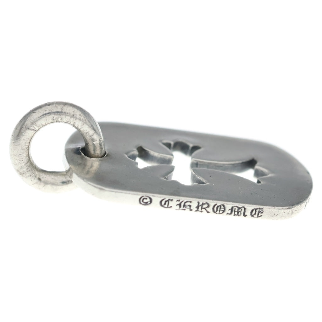 CHROME HEARTS(クロムハーツ) D TAG SML CO CRS カットアウトクロスドッグタグ スモール ペンダントトップ シルバー BCA242