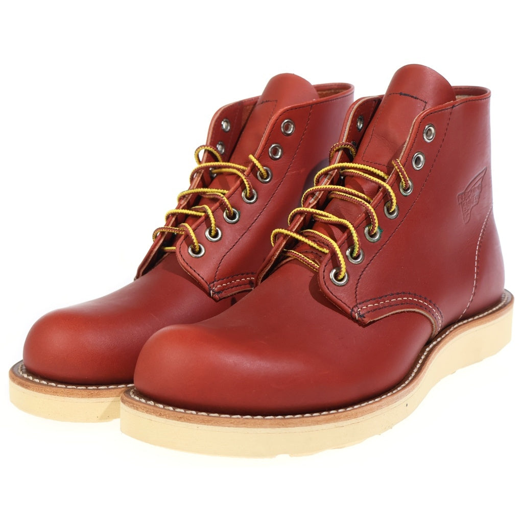 RED WING(レッド ウイング) 8166 6-INCH CLASSIC ROUND シックスインチ クラシック ラウンド レザー レースアップブーツ ワインレッド