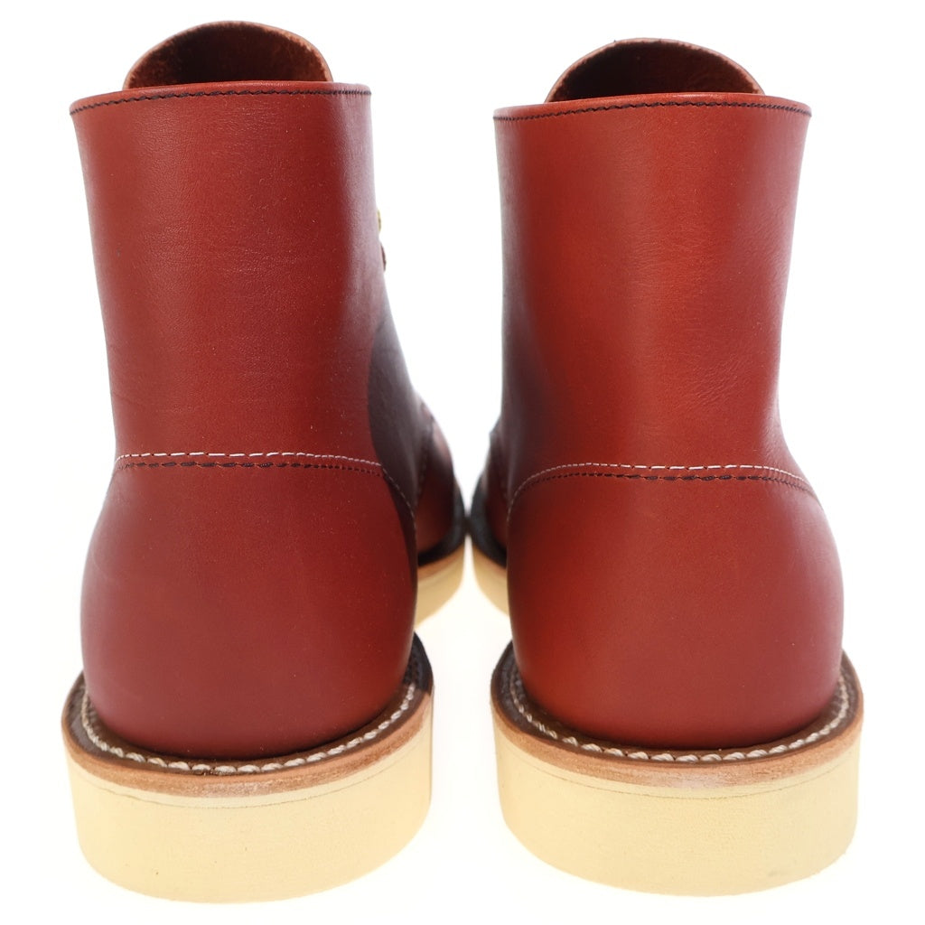 RED WING(レッド ウイング) 8166 6-INCH CLASSIC ROUND シックスインチ クラシック ラウンド レザー レースアップブーツ ワインレッド