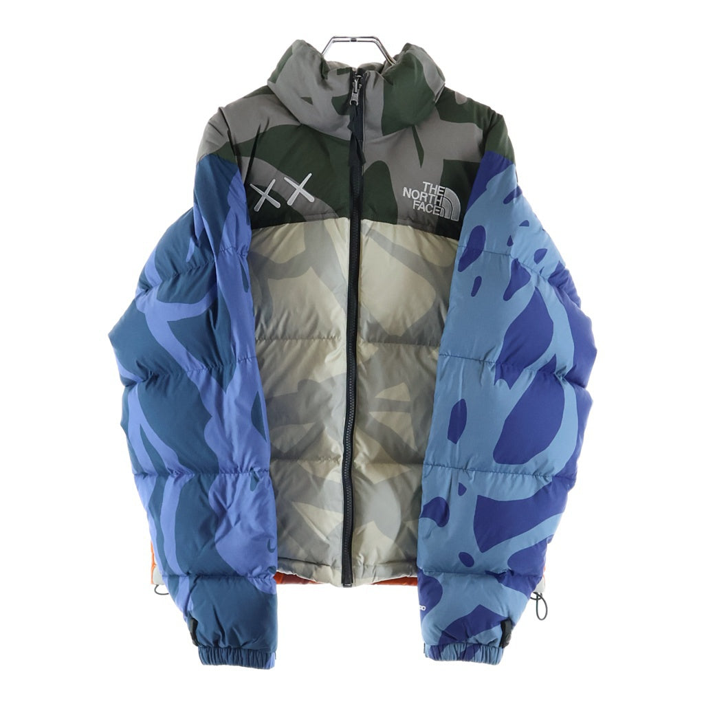 THE NORTH FACE(ザノースフェイス) ×KAWS RETRO 1996 NUPTSE JACKET カウズ レトロヌプシ ジップアップダウンジャケット マルチカラー NF0A7WLU