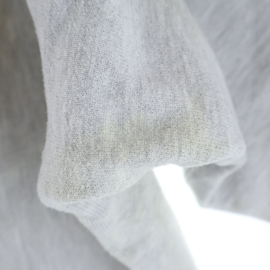 CHAMPION(チャンピオン) 90S ×STUSSY VINTAGE REVERSE WEAVE ステューシー ヴィンテージ リバースウィーブ 2段プリント クルーネック スウェット トレーナー グレー