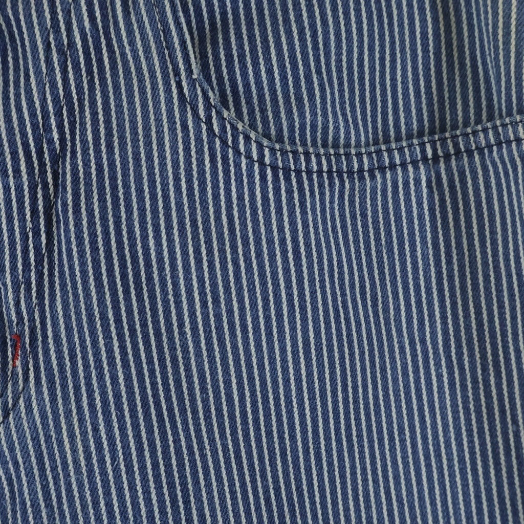 STUSSY(ステューシー) 80-90S OLD オーストラリア製 ストライプ ペインター ワイドパンツ ブルー