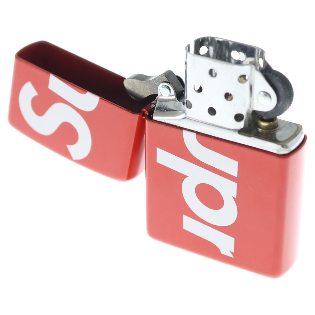 SUPREME(シュプリーム) 18SS Logo Zippo Red ロゴデザイン ジッポ
