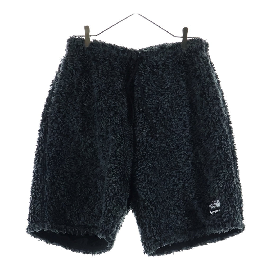 SUPREME(シュプリーム) 23SS ×THE NORTH FACE High Pile Fleece Short ノースフェイス ハイ パイル フリース ショートパンツ ブラック NB023081