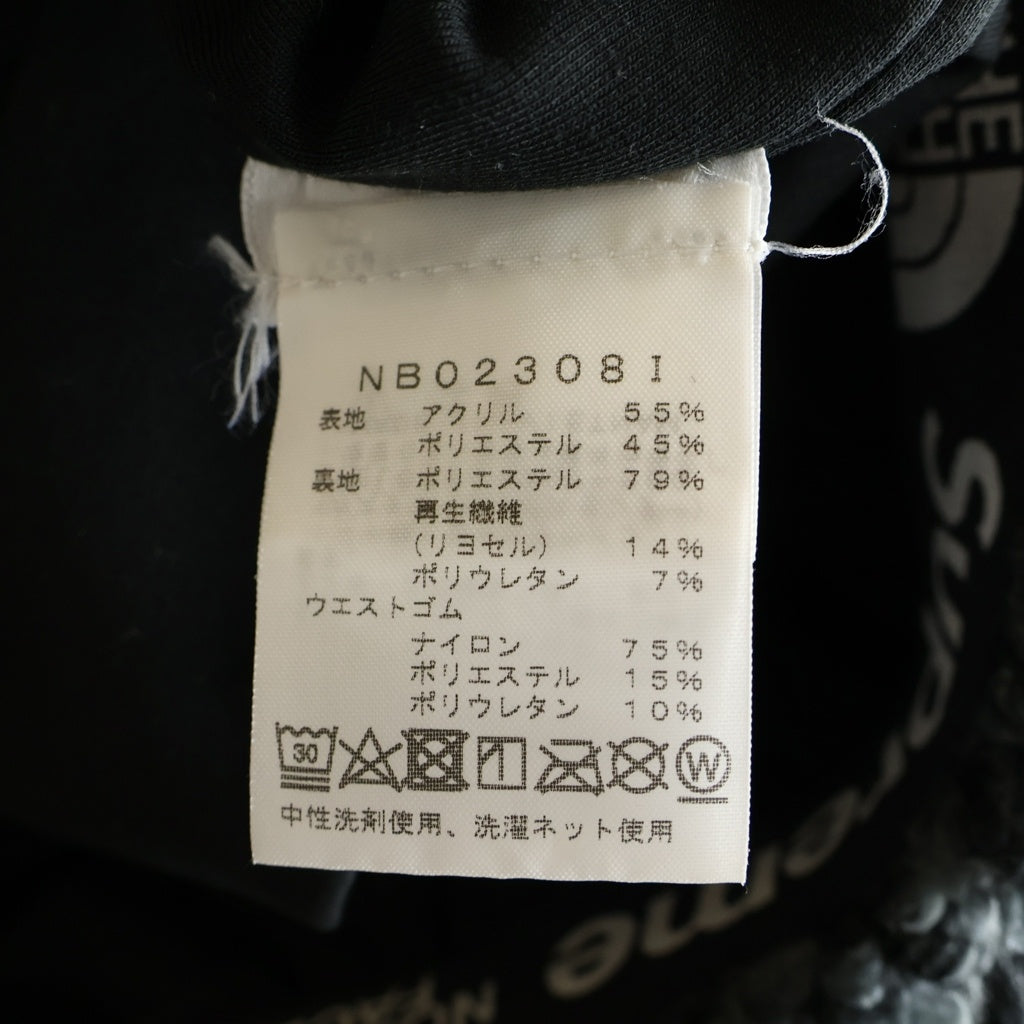 SUPREME(シュプリーム) 23SS ×THE NORTH FACE High Pile Fleece Short ノースフェイス ハイ パイル フリース ショートパンツ ブラック NB023081