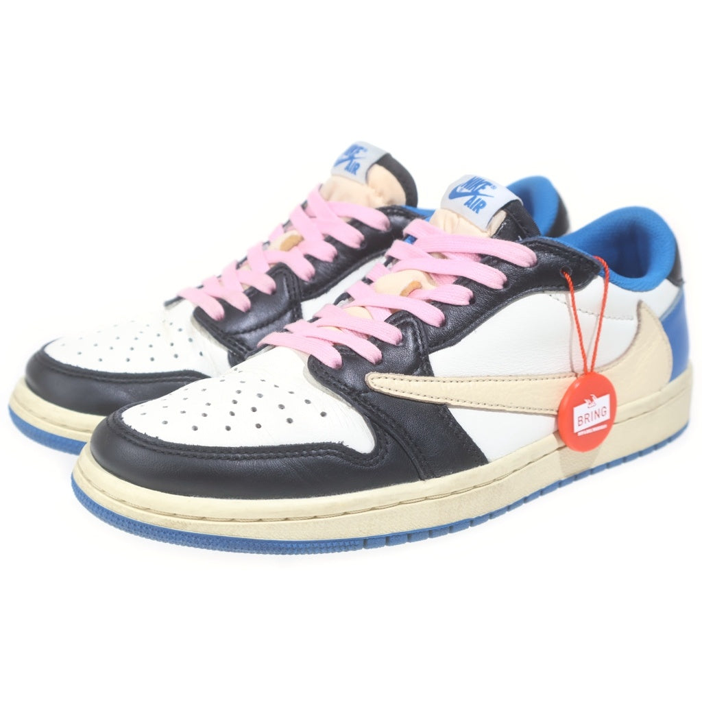 NIKE(ナイキ) ×TRAVIS SCOTT FRAGMENT DESIGN AIR JORDAN 1 LOW トラヴィススコット フラグメント エアジョーダン1 ローカットスニーカー US6/24cm DM7866-140