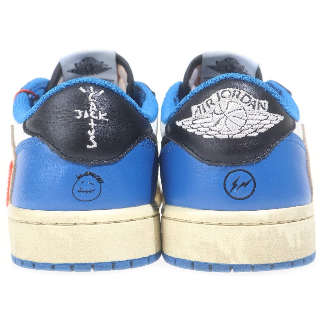 NIKE(ナイキ) ×TRAVIS SCOTT FRAGMENT DESIGN AIR JORDAN 1 LOW トラヴィススコット フラグメント エアジョーダン1 ローカットスニーカー US6/24cm DM7866-140