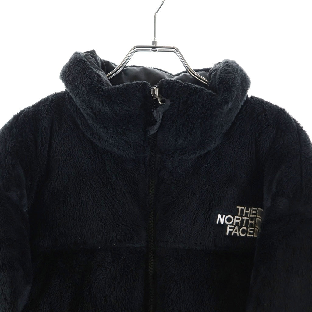 THE NORTH FACE(ザノースフェイス) VERSA VELOUR NUPTSE JACKET バーサ ベロア フロントロゴ ヌプシ ジップアップ ダウンジャケット ブラック NF0A84F7