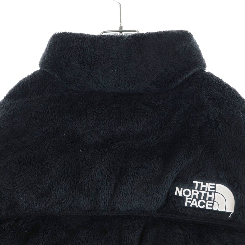 THE NORTH FACE(ザノースフェイス) VERSA VELOUR NUPTSE JACKET バーサ ベロア フロントロゴ ヌプシ ジップアップ ダウンジャケット ブラック NF0A84F7