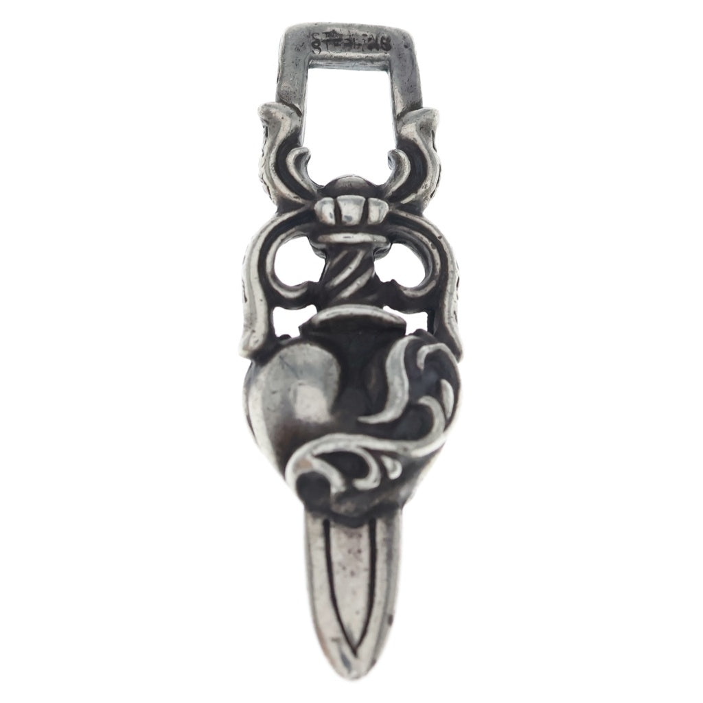 CHROME HEARTS(クロムハーツ) DAGGER HEART ダガーハート ペンダントトップ シルバー BCA243