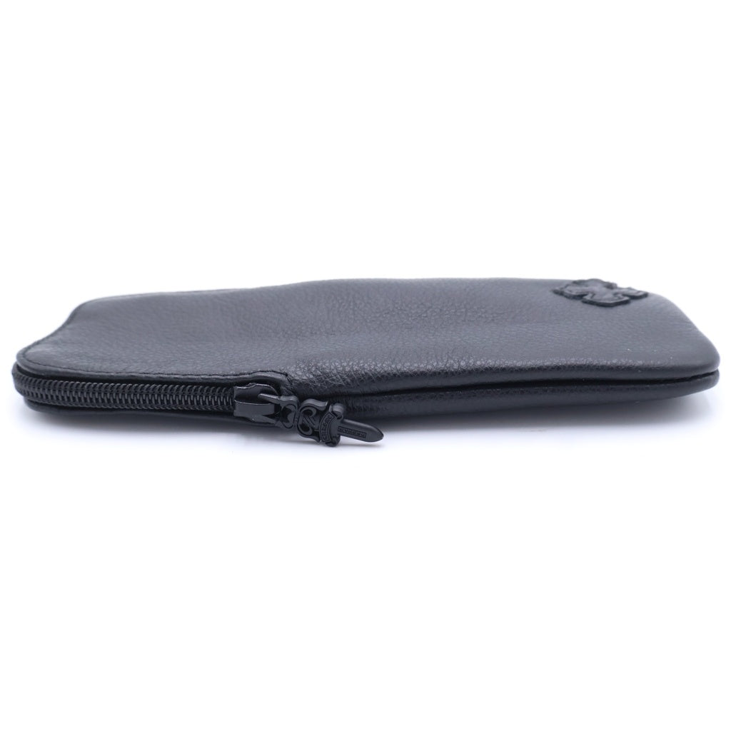 CHROME HEARTS(クロムハーツ) CASE レザー ダガージップ アイウェア メガネケース ブラック