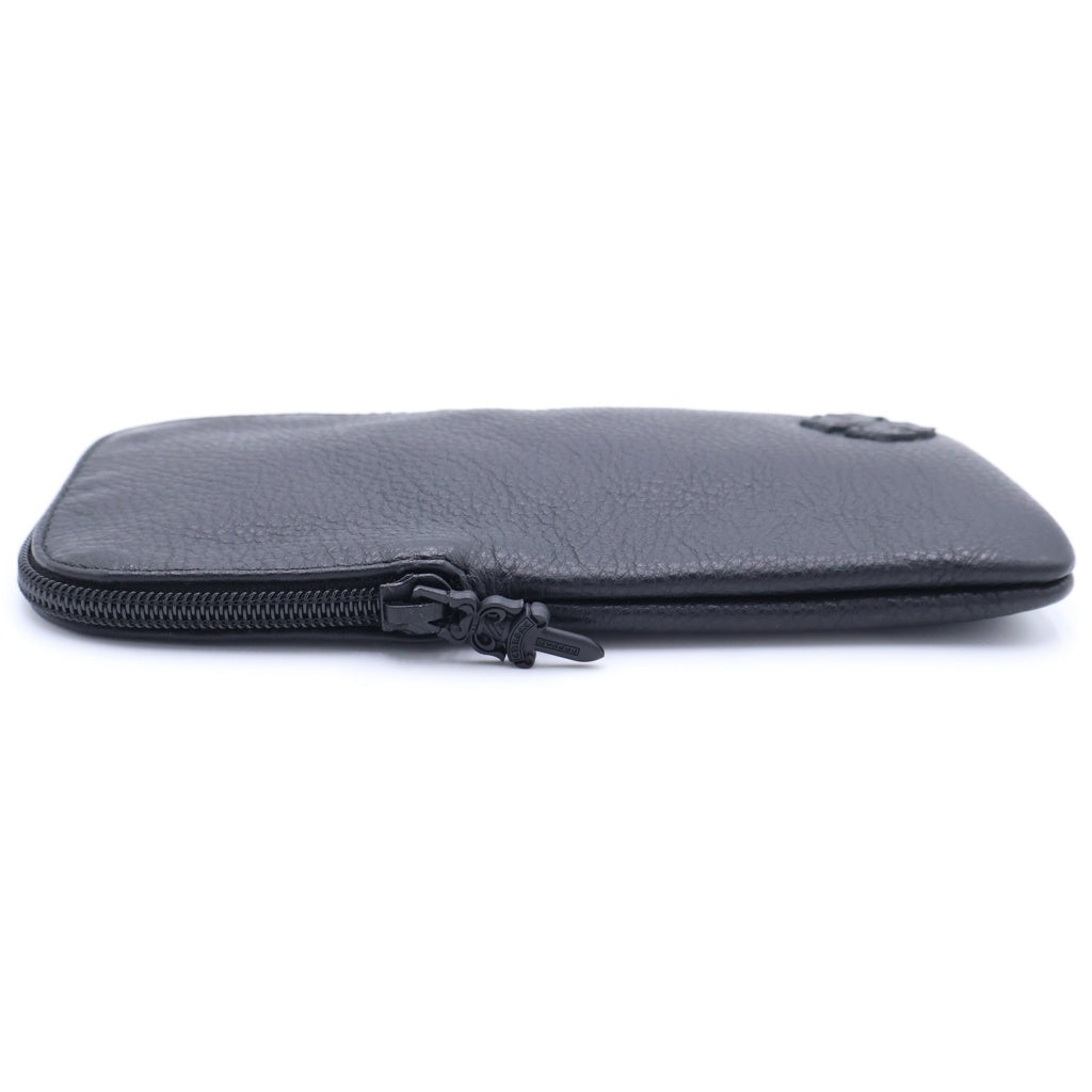CHROME HEARTS(クロムハーツ) CASE レザー ダガージップ アイウェア メガネケース ブラック