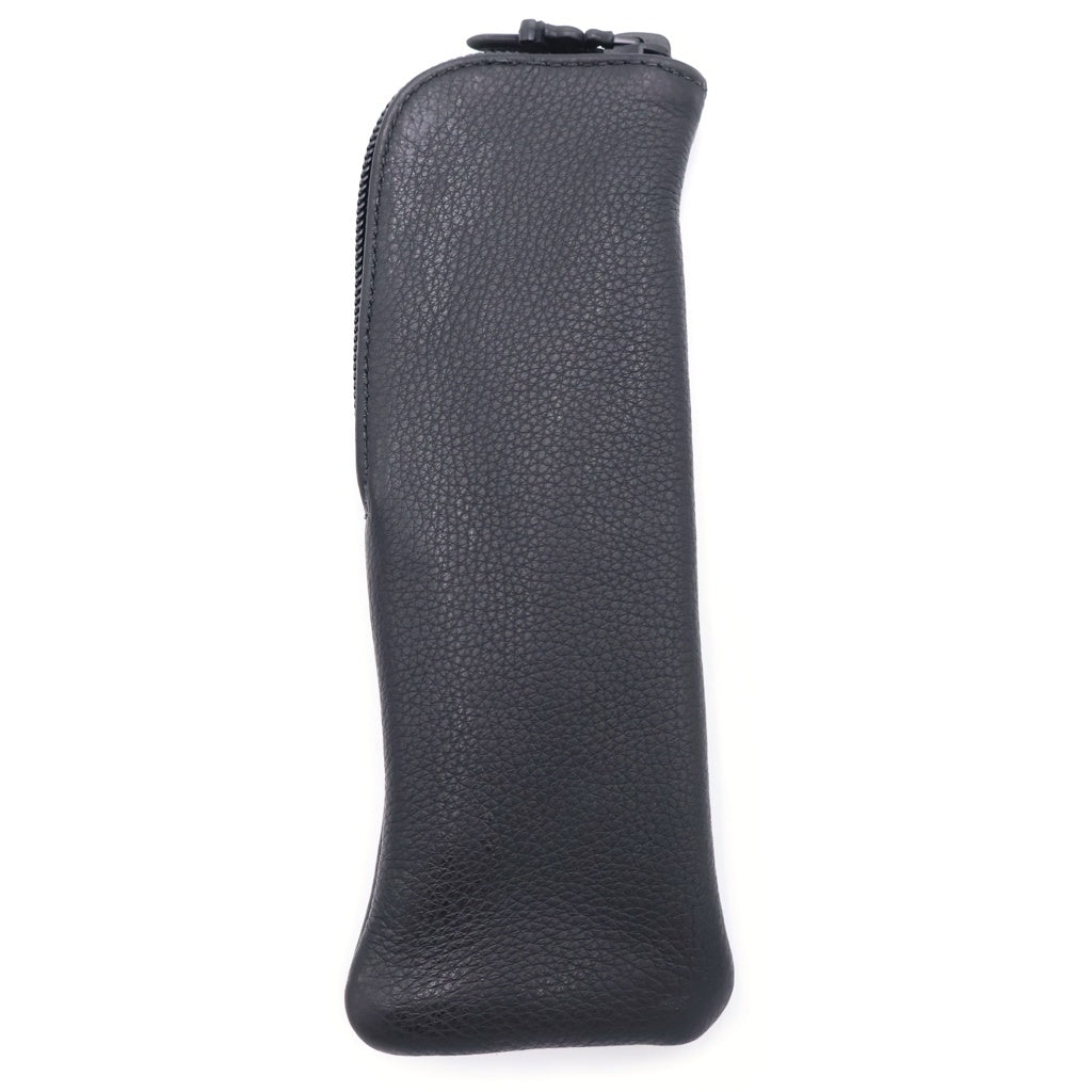 CHROME HEARTS(クロムハーツ) CASE レザー ダガージップ アイウェア メガネケース ブラック
