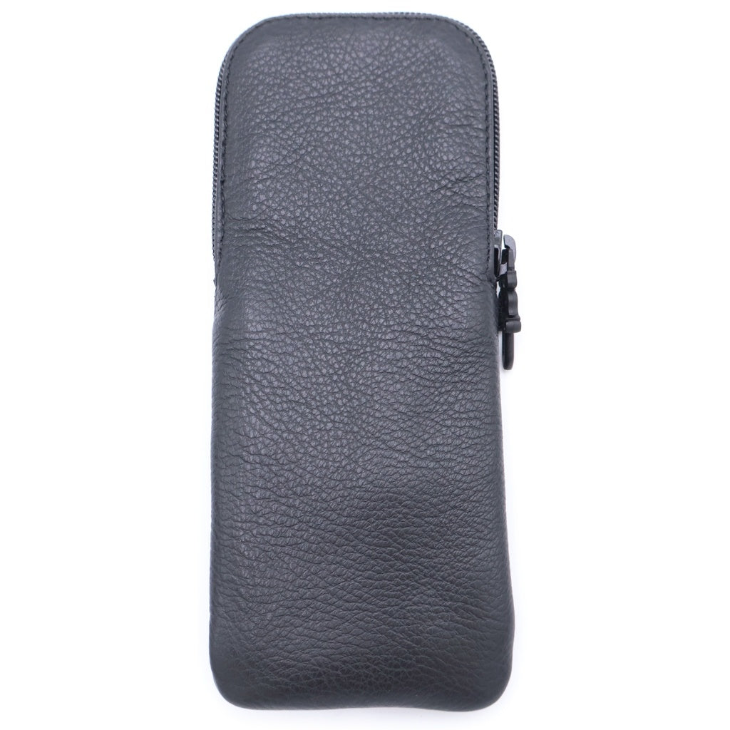 CHROME HEARTS(クロムハーツ) CASE レザー ダガージップ アイウェア メガネケース ブラック