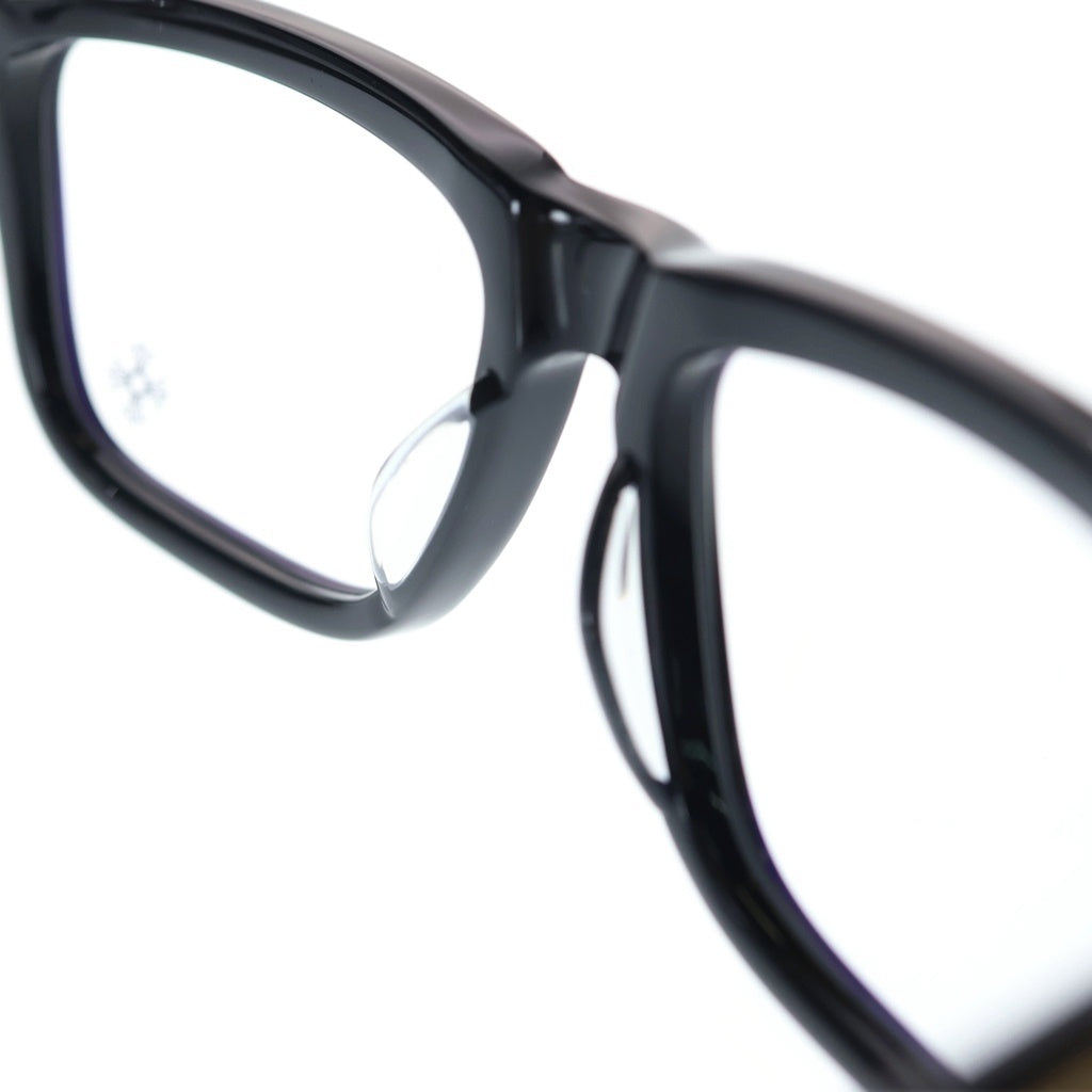 CHROME HEARTS(クロムハーツ) LITTLE DINGER スクエアフレーム サングラス メガネ ブラック/ゴールド