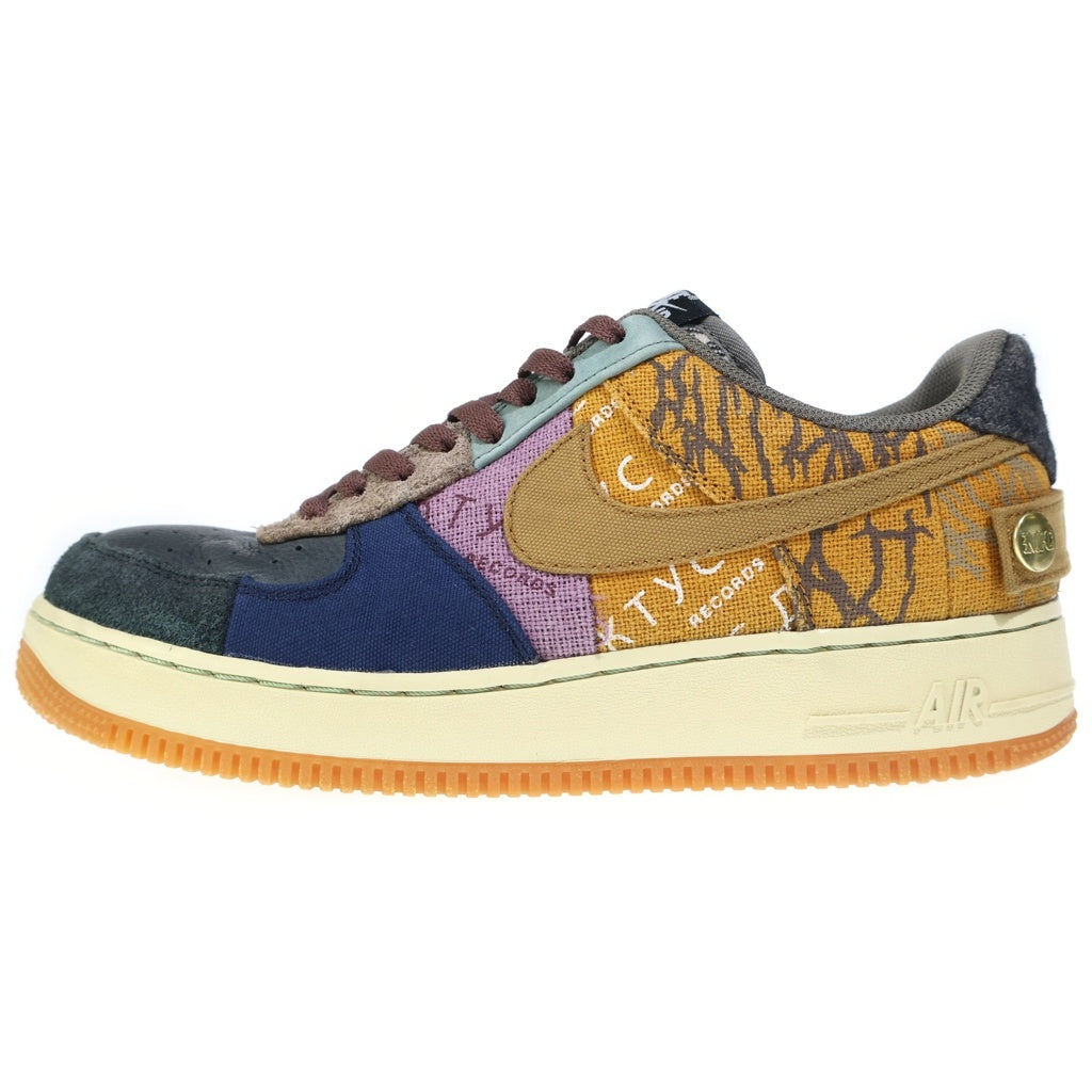 NIKE(ナイキ) ×TRAVIS SCOTT AIR FORCE 1 LOW CACTUS JACK MULTI COLOR トラヴィススコット エアフォース1 カクタス ジャック ローカットスニーカー US9.5/27.5cm CN2405-900
