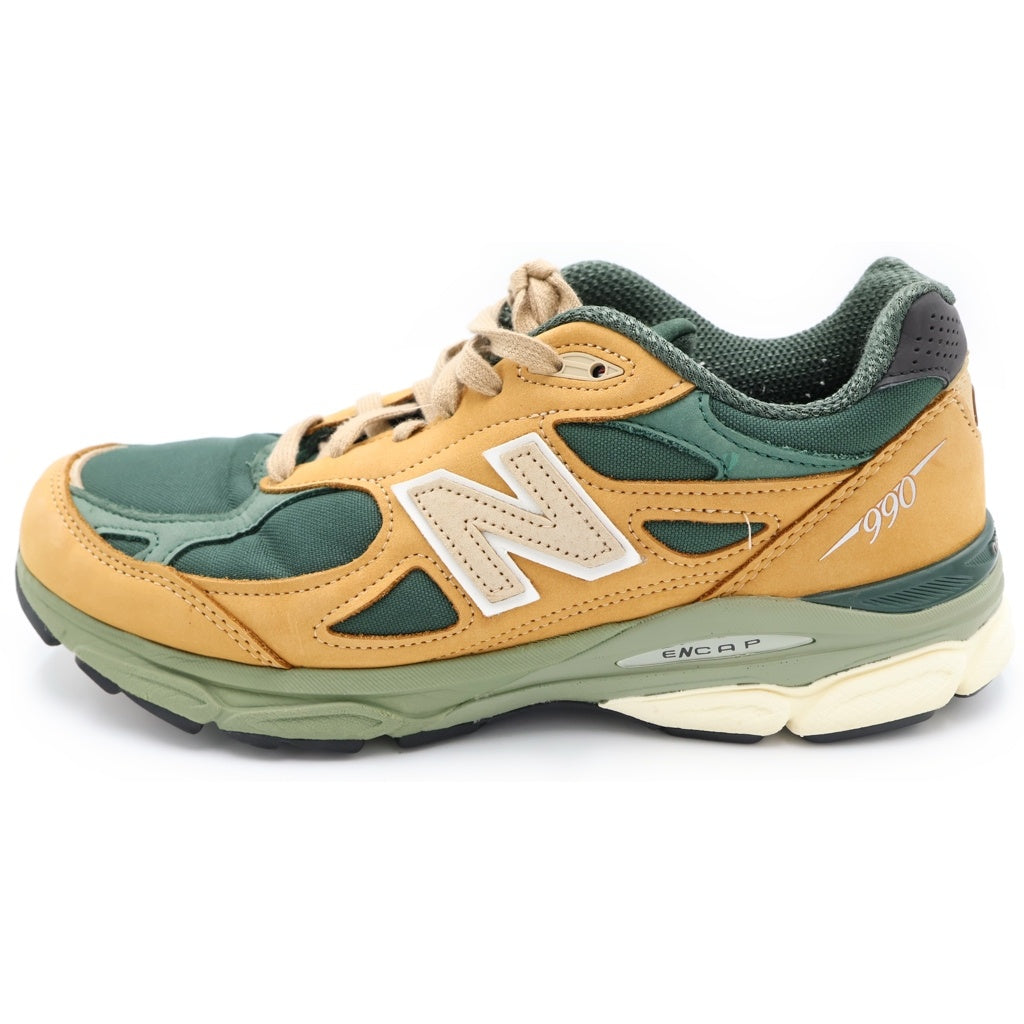 New Balance(ニューバランス) M990WG3 990V3 MADE IN USA メイド イン ユーエスエー ローカットスニーカー ブラウン/グリーン US9.5/27.5cm
