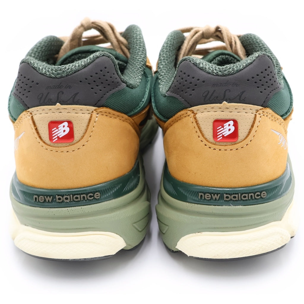 New Balance(ニューバランス) M990WG3 990V3 MADE IN USA メイド イン ユーエスエー ローカットスニーカー ブラウン/グリーン US9.5/27.5cm