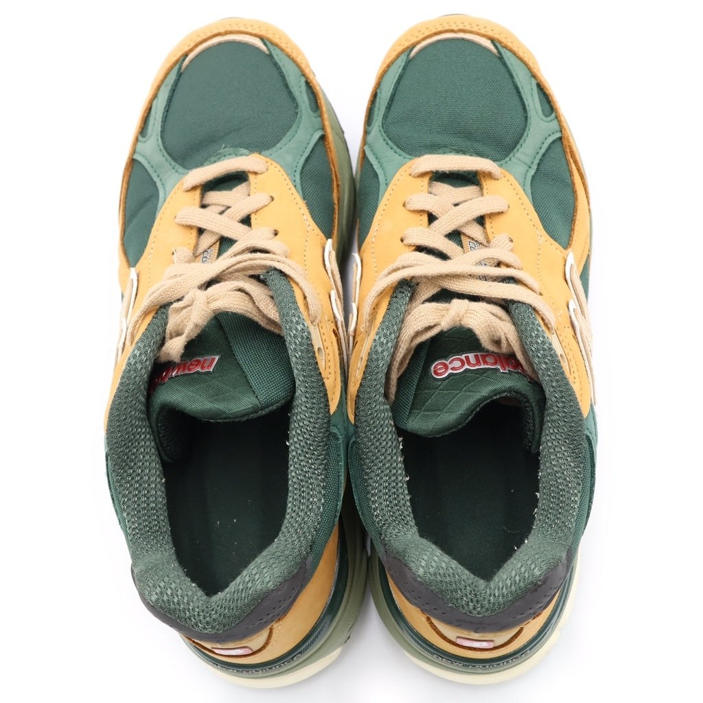 New Balance(ニューバランス) M990WG3 990V3 MADE IN USA メイド イン ユーエスエー ローカットスニーカー ブラウン/グリーン US9.5/27.5cm