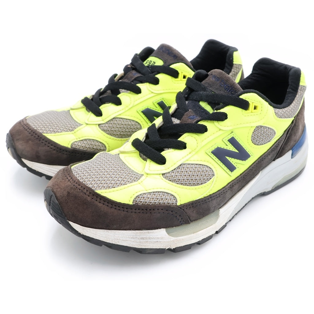 New Balance(ニューバランス) M992AF 992 NEON YELLOW/BLACK ネオンイエロー ブラック ローカットスニーカー イエロー US9.5/27.5cm